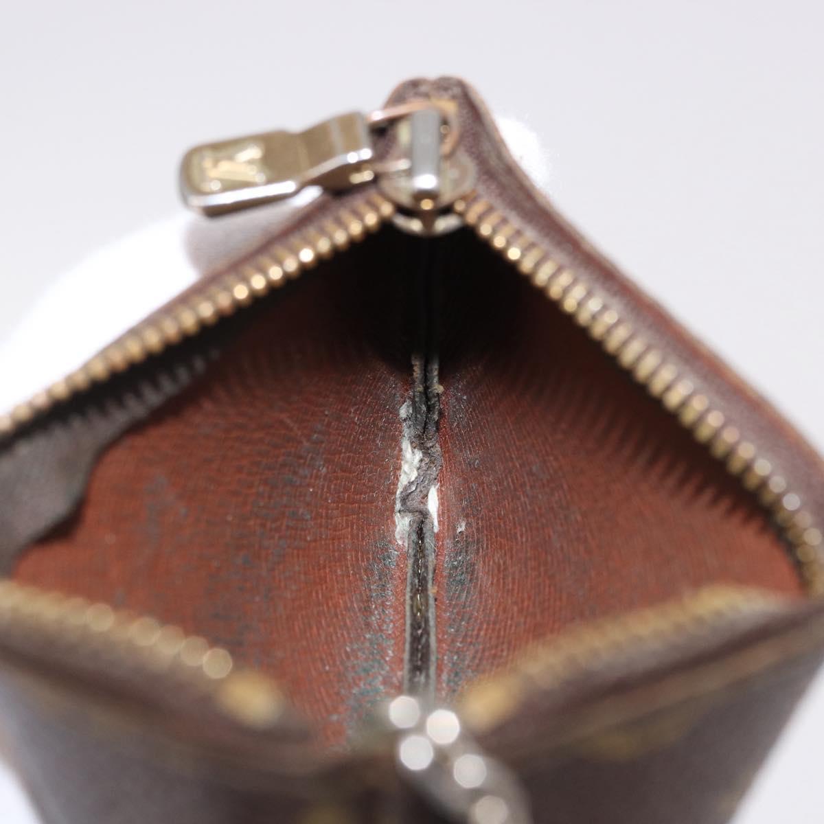 LOUIS VUITTON Monogram Pochette Cles Coin Purse M62650 LV Auth 192032