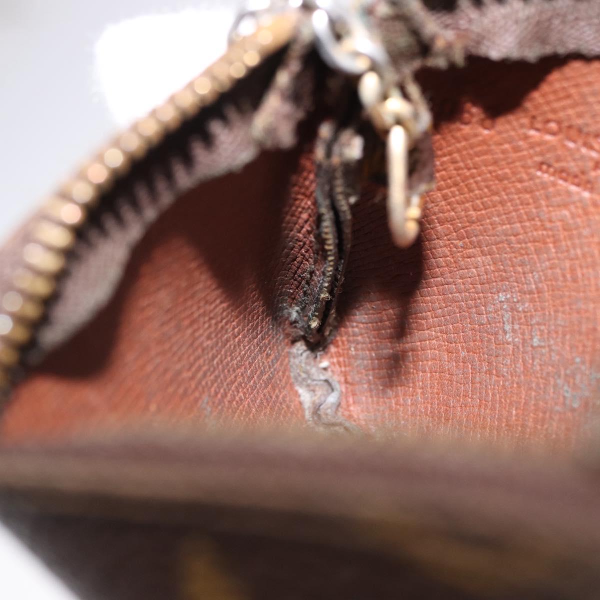 LOUIS VUITTON Monogram Pochette Cles Coin Purse M62650 LV Auth 192032