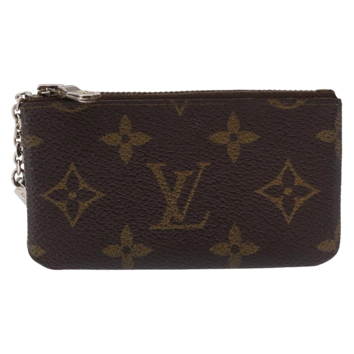LOUIS VUITTON Monogram Pochette Cles Coin Purse M62650 LV Auth 192032