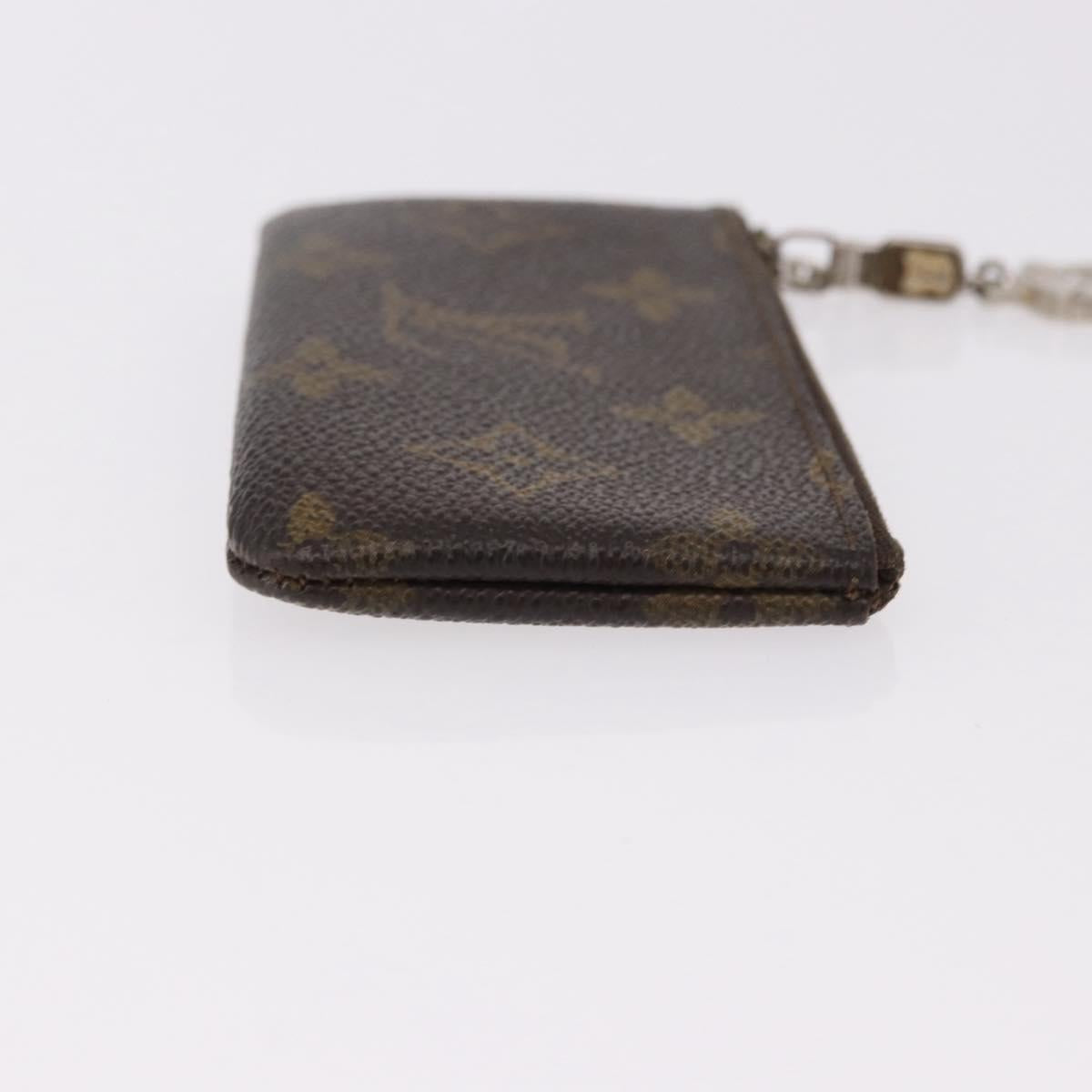 LOUIS VUITTON Monogram Pochette Cles Coin Purse M62650 LV Auth 192032
