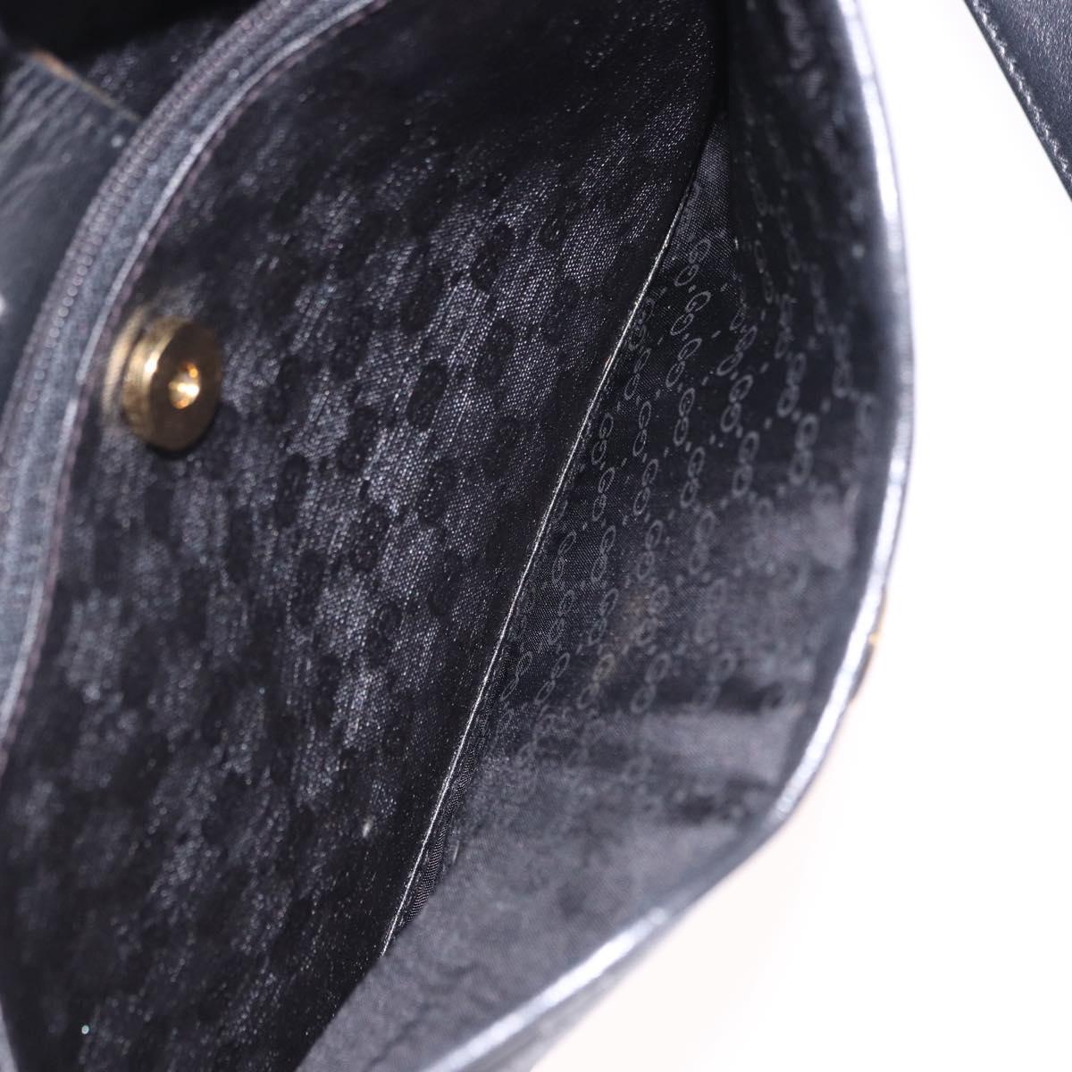 GUCCI Micro GG Supreme Web Sherry Line Bag PVC Black 001 098 4073 Auth 192034