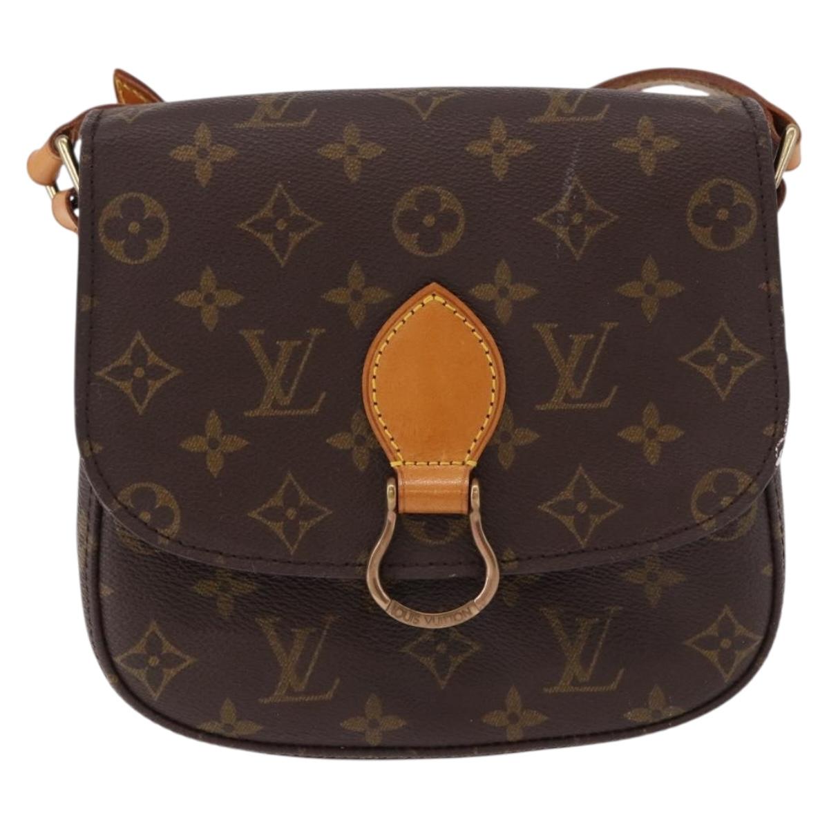 LOUIS VUITTON Monogram Saint Cloud MM Shoulder Bag M51243 LV Auth 192041