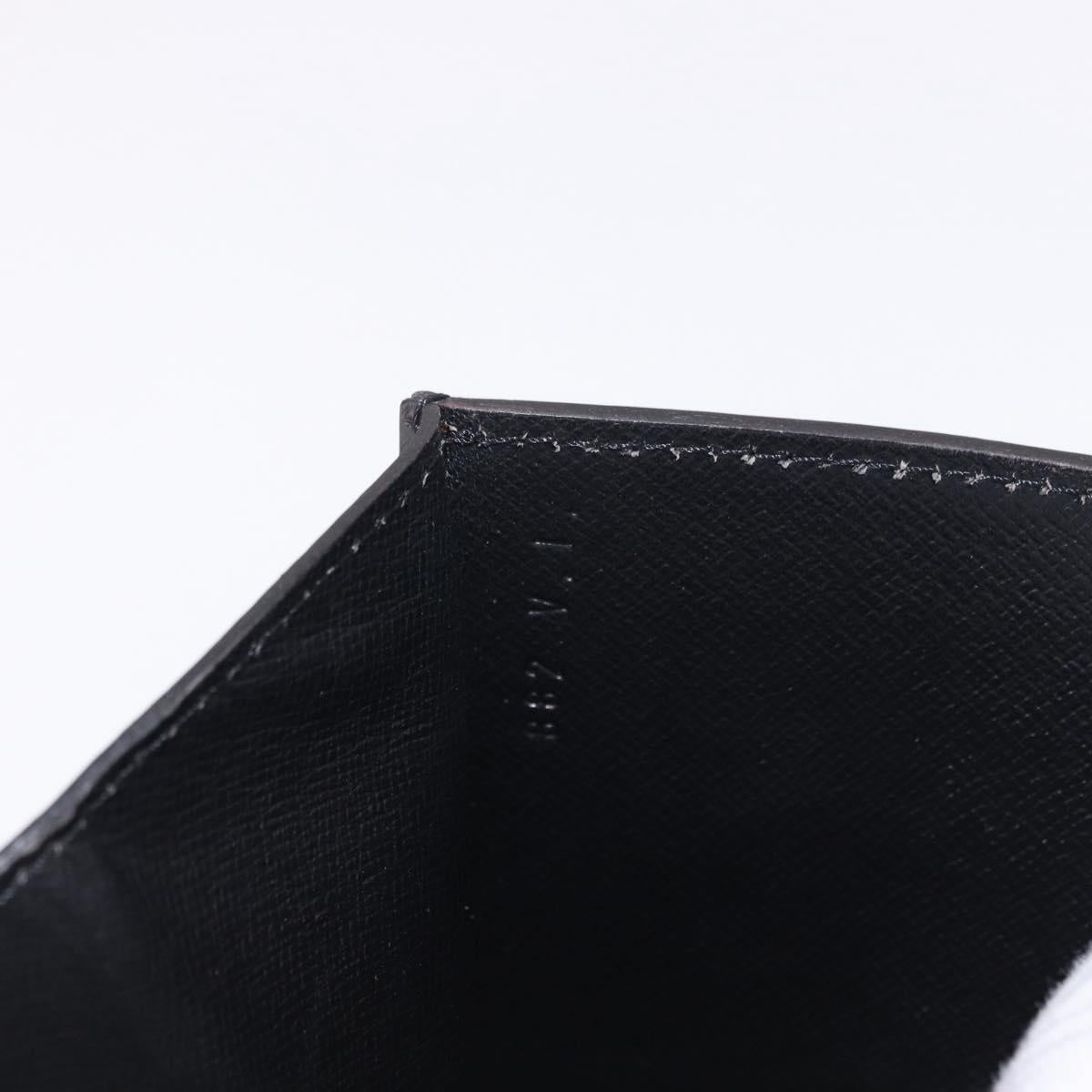 LOUIS VUITTON Epi Montaigne 27 Clutch Bag Black M52652 LV Auth 192045