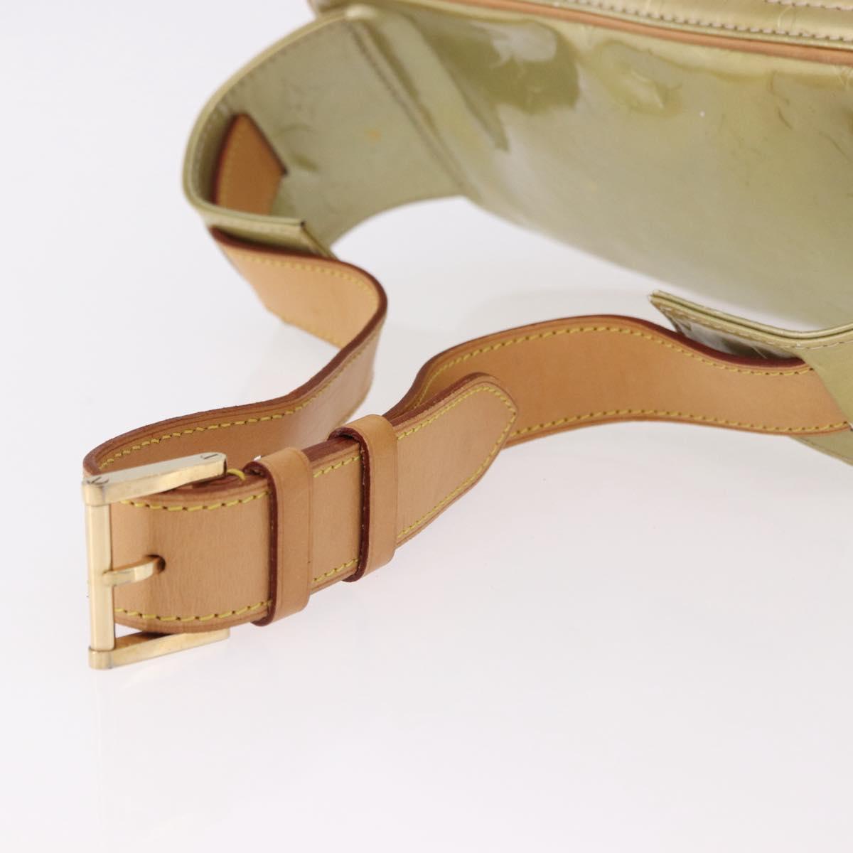 LOUIS VUITTON Monogram Vernis Fulton Waist Bag Gris M91041 LV Auth 192047