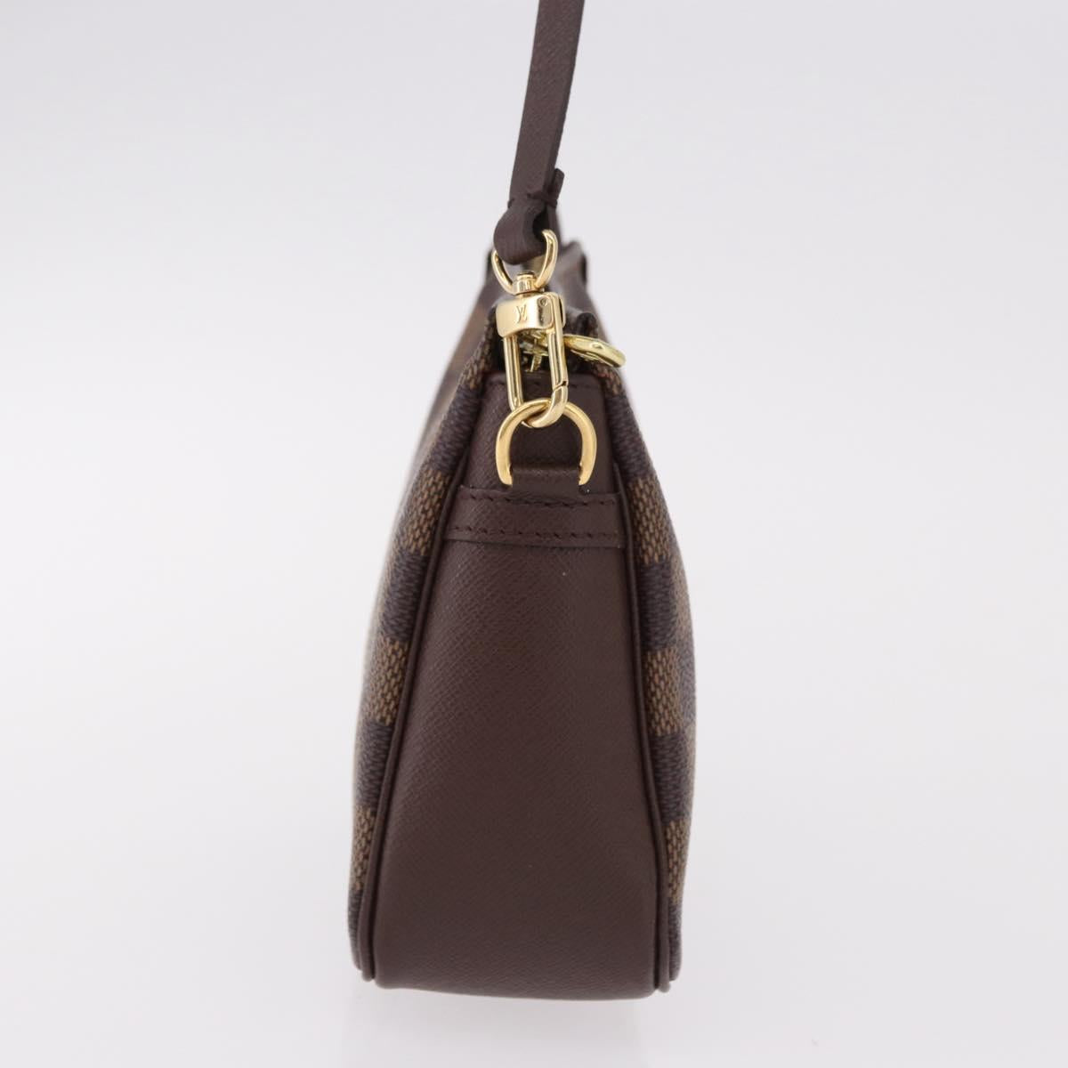 LOUIS VUITTON Damier Ebene Trousse makeup Pouch N51982 LV Auth 192050V