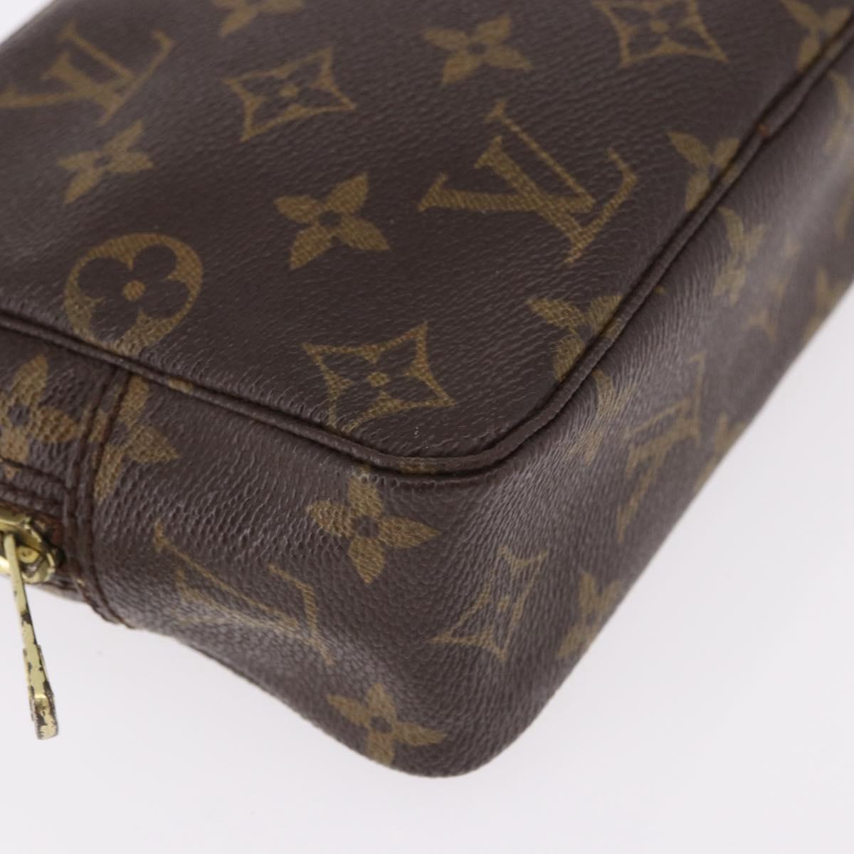 LOUIS VUITTON Monogram Trousse Toilette 18 Pouch M47526 LV Auth 192051