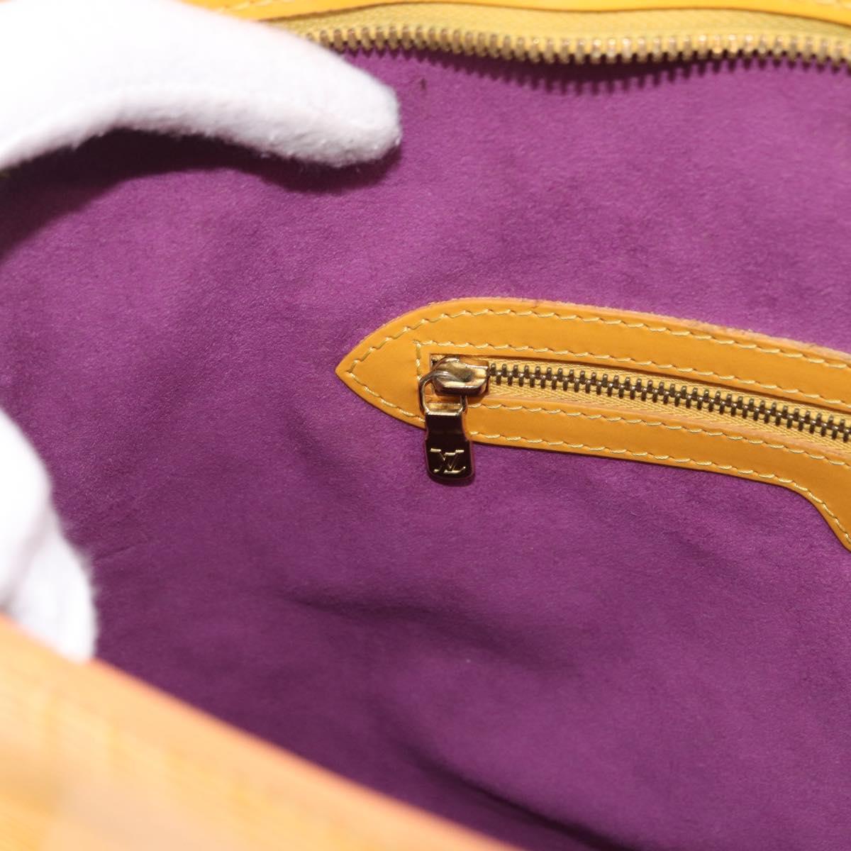 LOUIS VUITTON Epi Lussac Shoulder Bag Yellow M52289 LV Auth 192053
