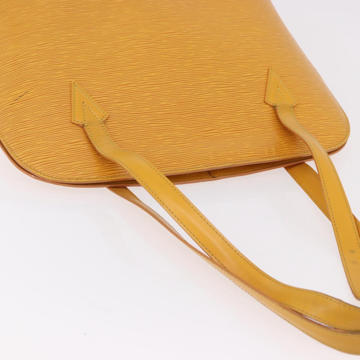 LOUIS VUITTON Epi Lussac Shoulder Bag Yellow M52289 LV Auth 192053