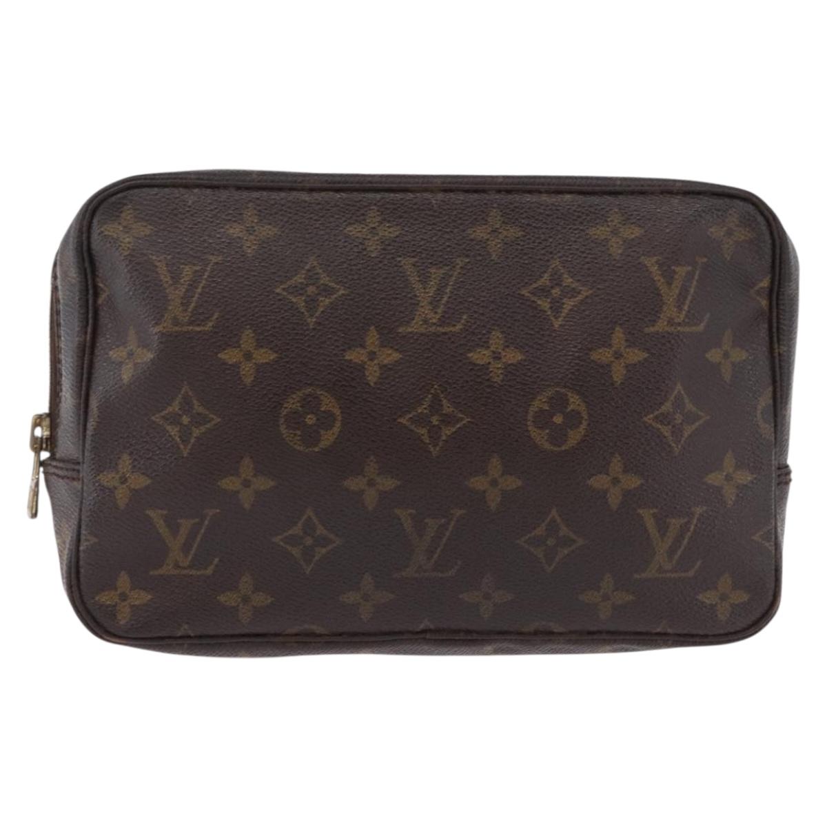 LOUIS VUITTON Monogram Trousse Toilette 23 Clutch Bag M47524 LV Auth 192060