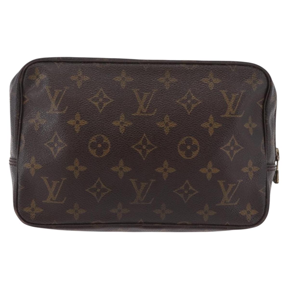 LOUIS VUITTON Monogram Trousse Toilette 23 Clutch Bag M47524 LV Auth 192060