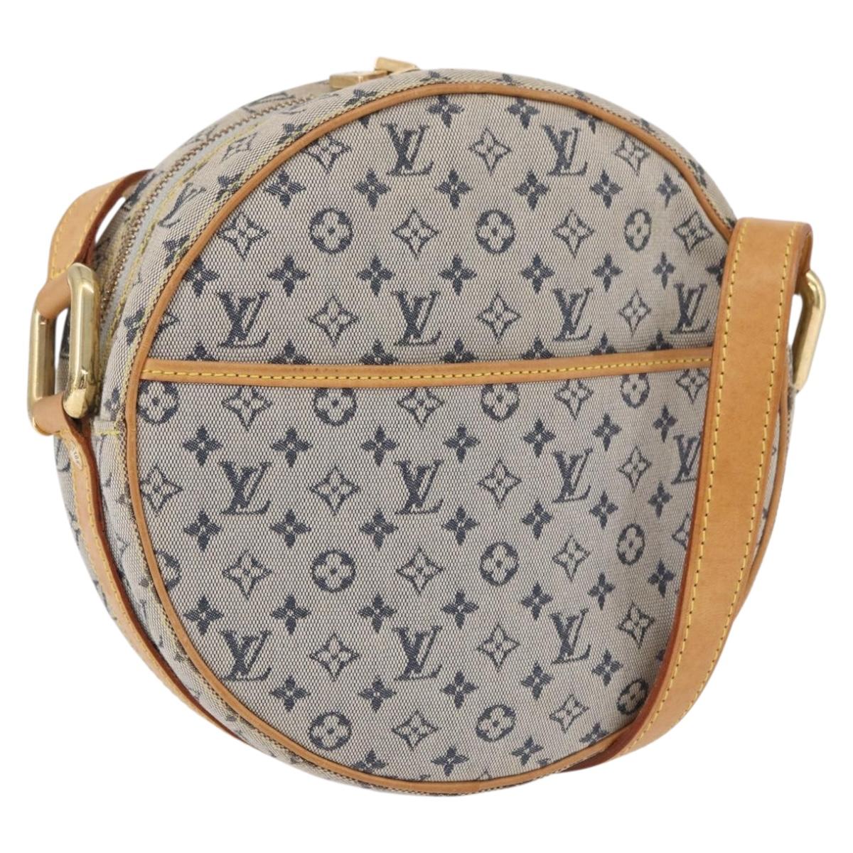 LOUIS VUITTON Monogram Mini Jeanne GM Shoulder Bag Blue M92000 LV Auth 192061