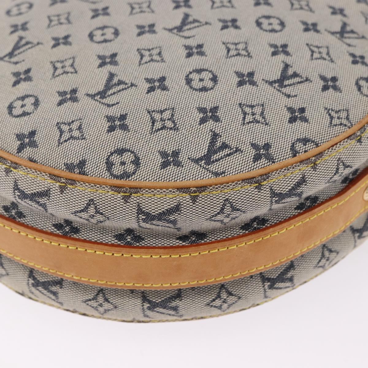LOUIS VUITTON Monogram Mini Jeanne GM Shoulder Bag Blue M92000 LV Auth 192061