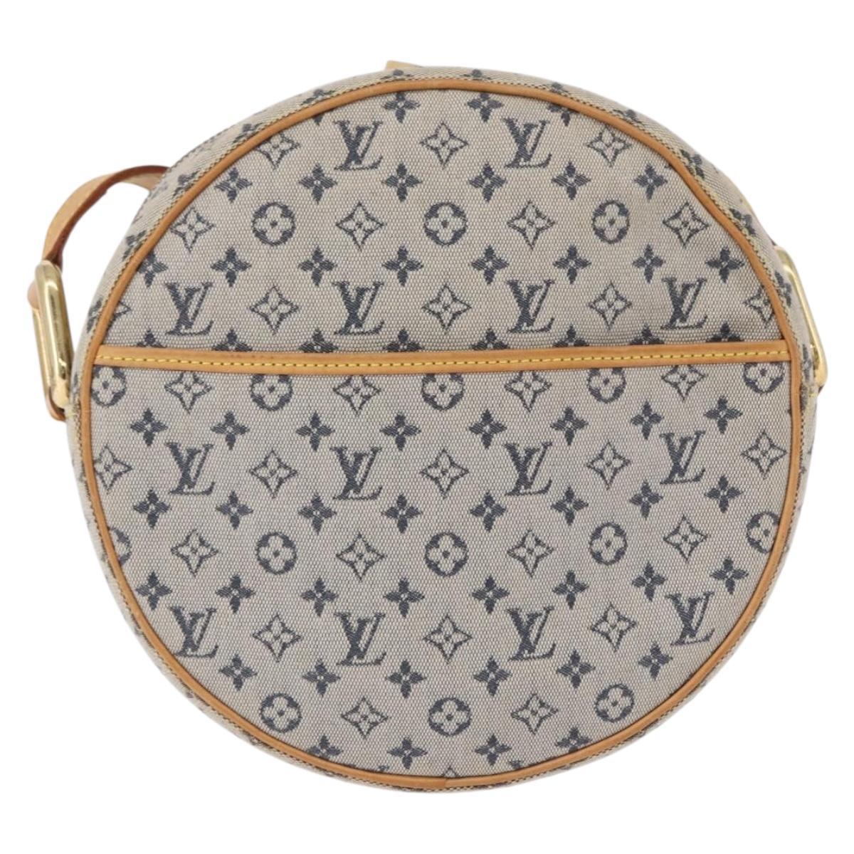 LOUIS VUITTON Monogram Mini Jeanne GM Shoulder Bag Blue M92000 LV Auth 192061