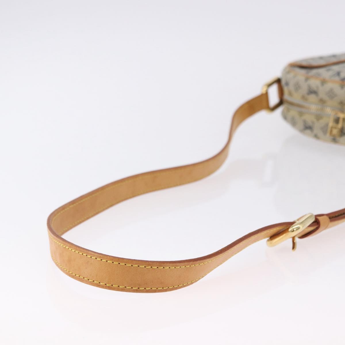 LOUIS VUITTON Monogram Mini Jeanne GM Shoulder Bag Blue M92000 LV Auth 192061