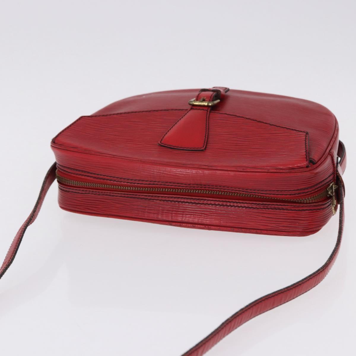 LOUIS VUITTON Epi Jeune Fille MM Shoulder Bag Red M52157 LV Auth 192062