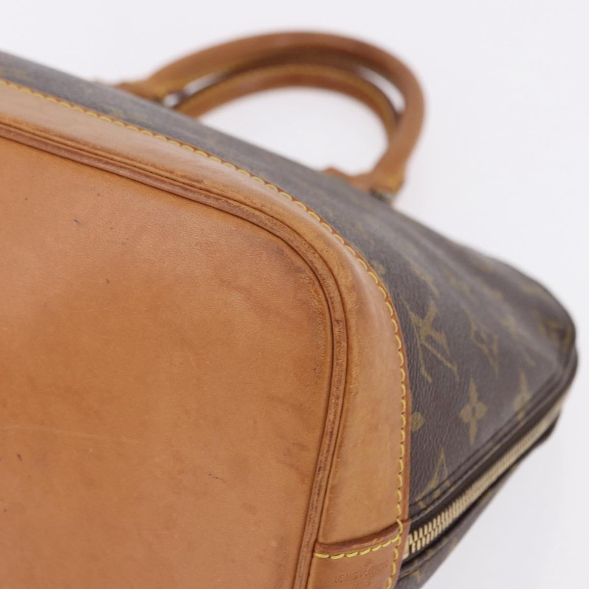 LOUIS VUITTON Monogram Alma Hand Bag M51130 LV Auth 192064