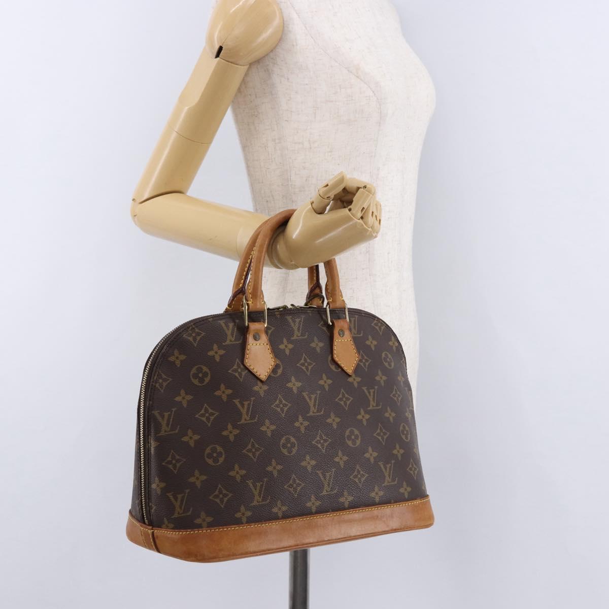 LOUIS VUITTON Monogram Alma Hand Bag M51130 LV Auth 192064