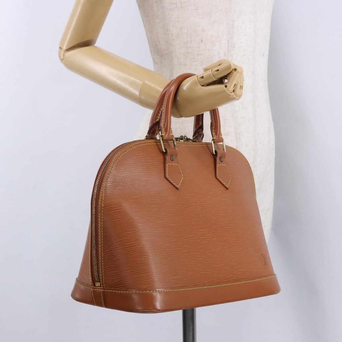 LOUIS VUITTON Epi Alma Hand Bag Zipangu Gold M52148 LV Auth 192065A
