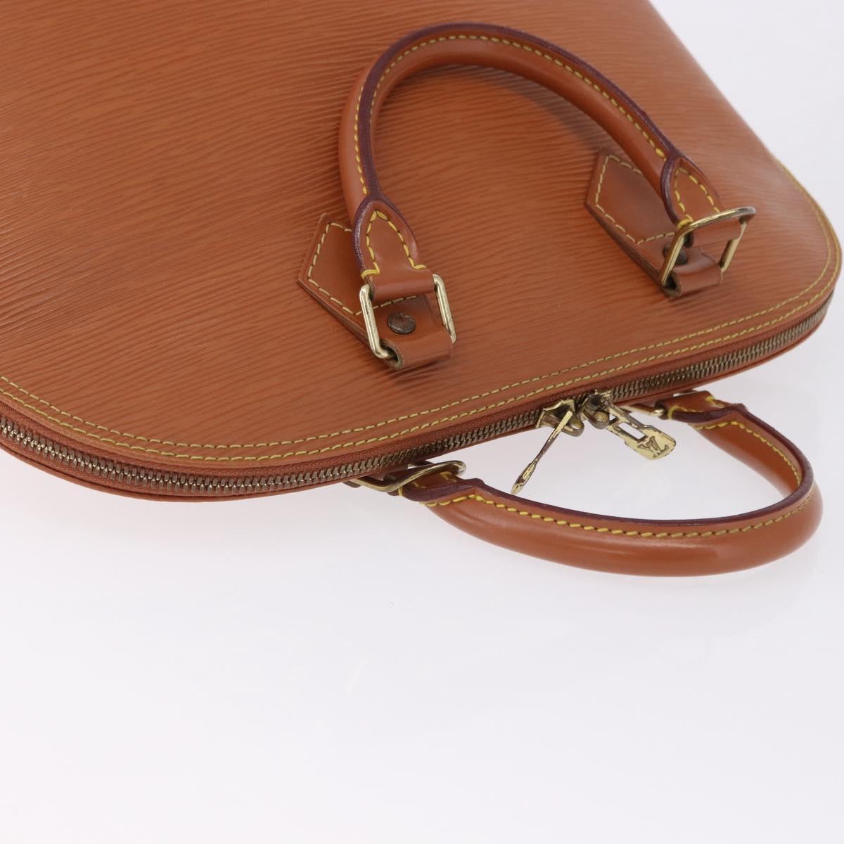 LOUIS VUITTON Epi Alma Hand Bag Zipangu Gold M52148 LV Auth 192065A