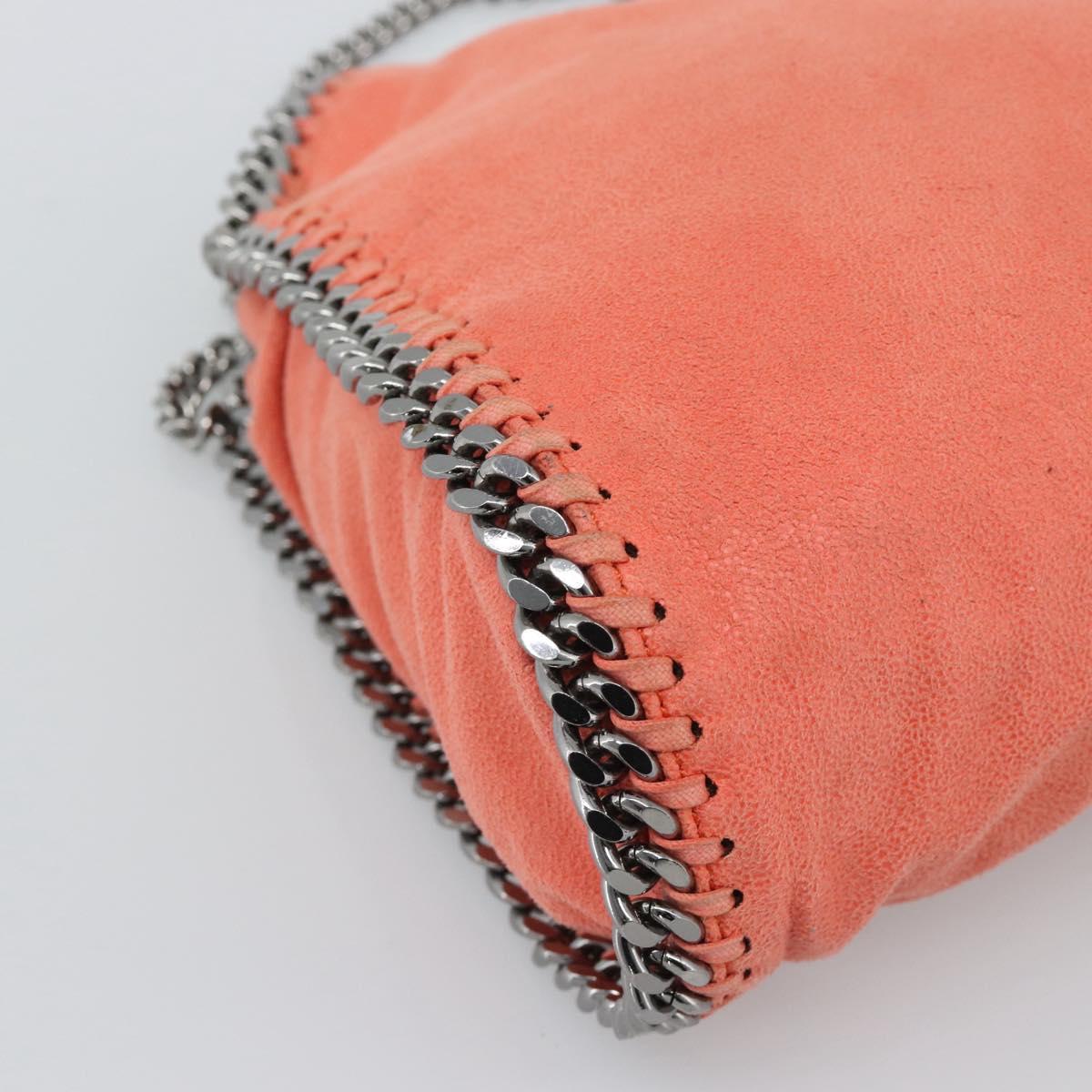 Stella MacCartney Falabella Chain Bag polyester 2way Orange 371223 Auth 192068A