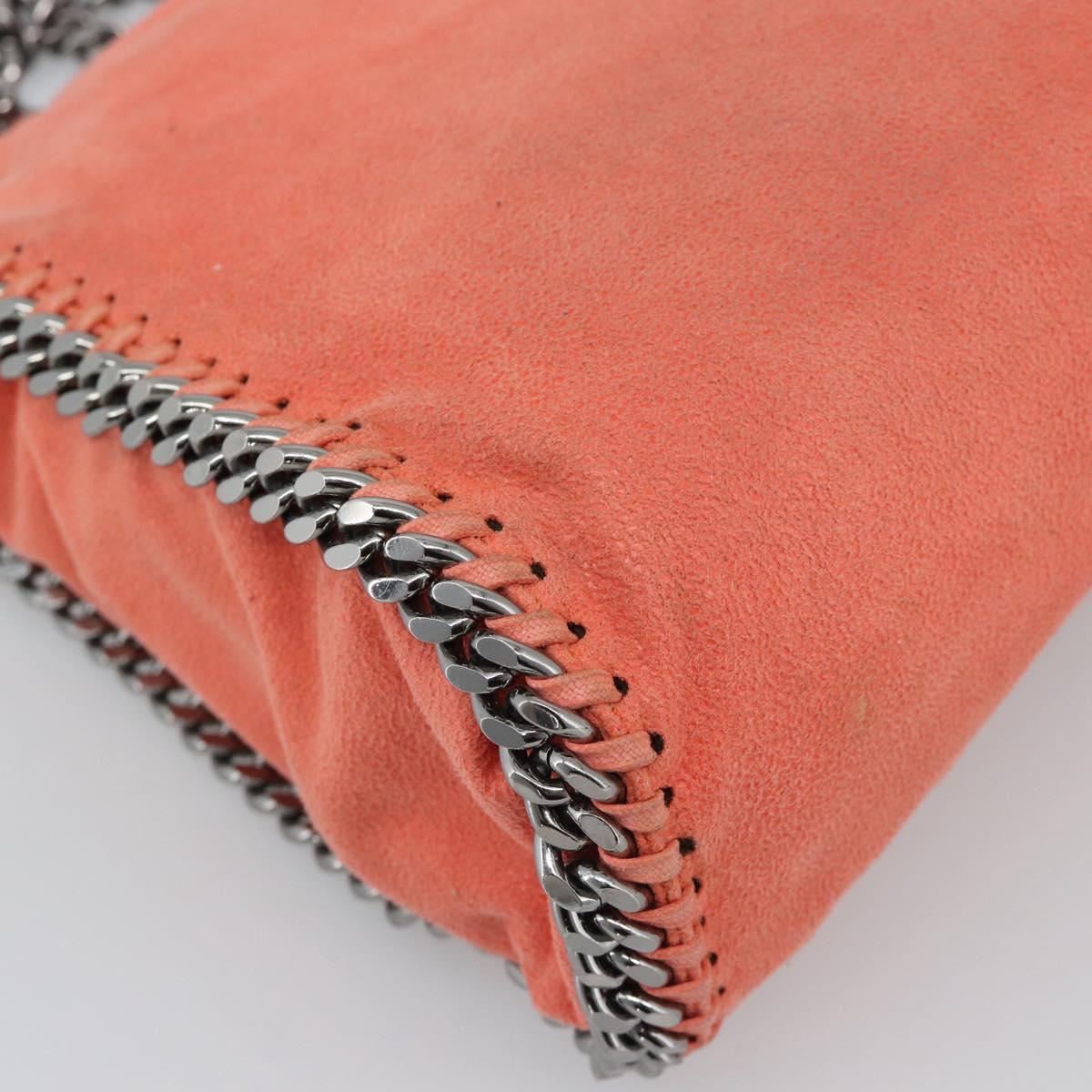 Stella MacCartney Falabella Chain Bag polyester 2way Orange 371223 Auth 192068A