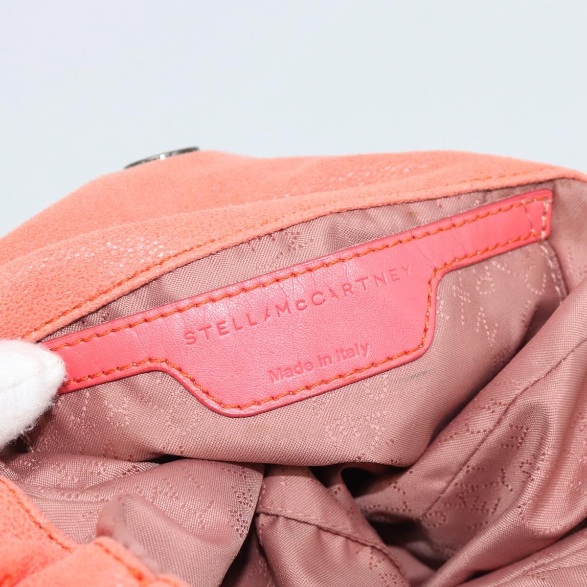 Stella MacCartney Falabella Chain Bag polyester 2way Orange 371223 Auth 192068A