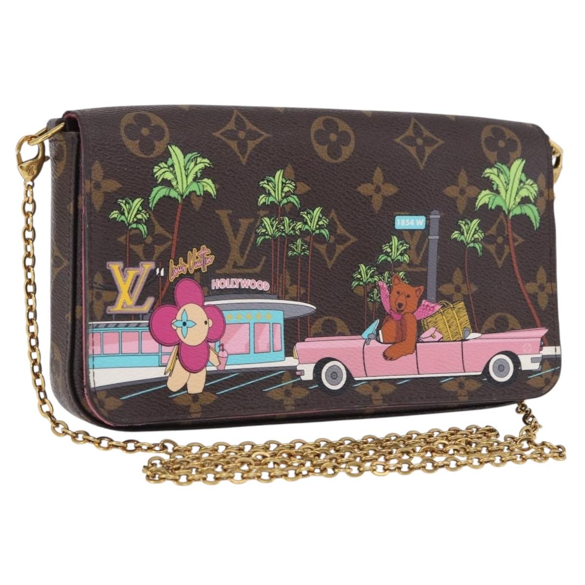 LOUIS VUITTON Monogram Vivienne Pochette Felice Bag M80859 LV Auth 192075M