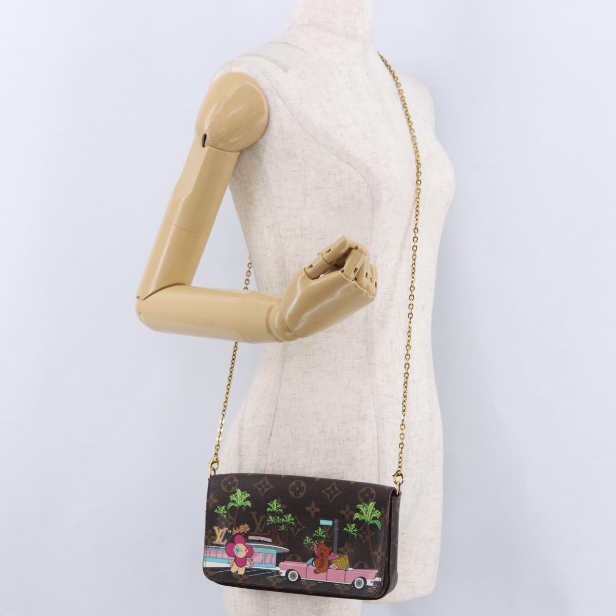 LOUIS VUITTON Monogram Vivienne Pochette Felice Bag M80859 LV Auth 192075M
