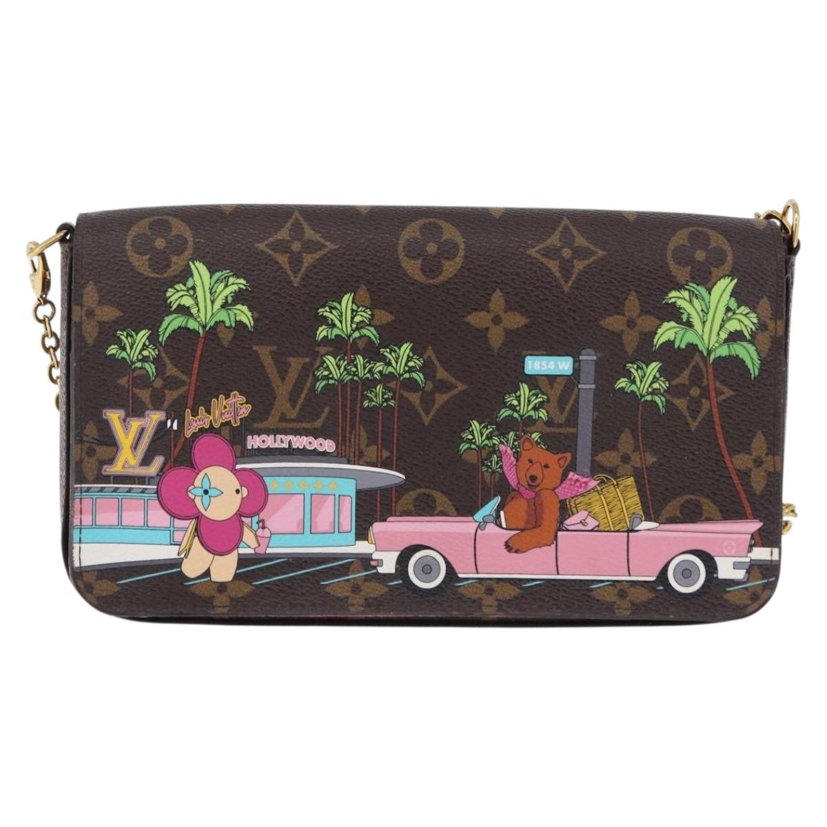 LOUIS VUITTON Monogram Vivienne Pochette Felice Bag M80859 LV Auth 192075M