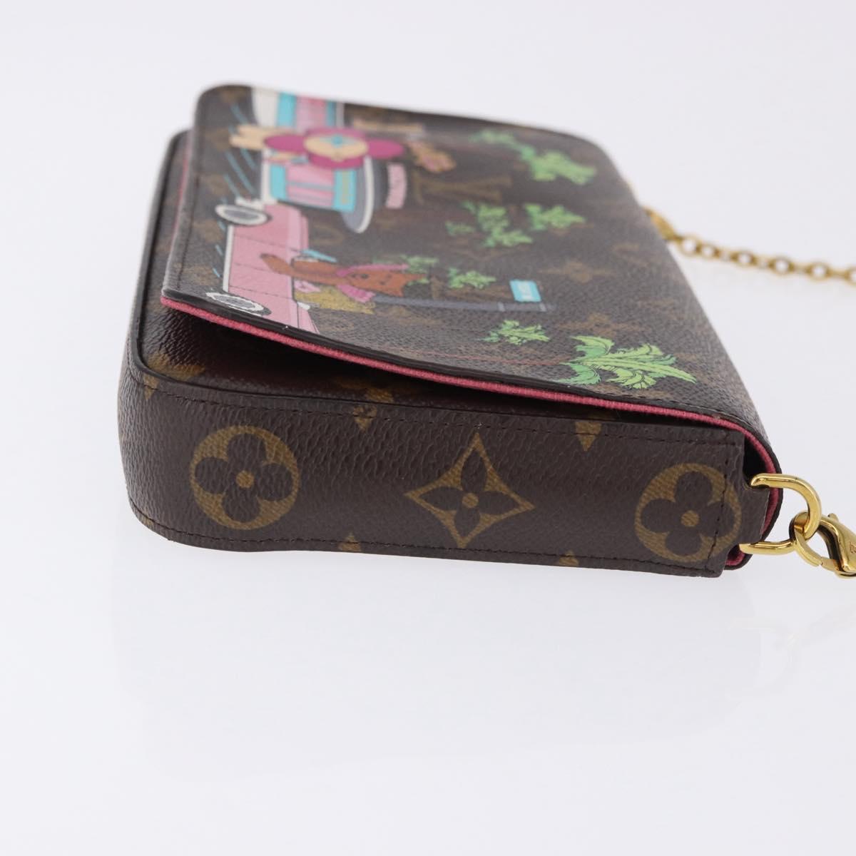 LOUIS VUITTON Monogram Vivienne Pochette Felice Bag M80859 LV Auth 192075M