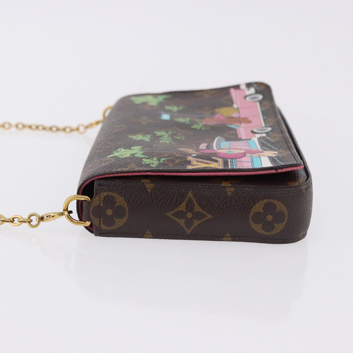 LOUIS VUITTON Monogram Vivienne Pochette Felice Bag M80859 LV Auth 192075M