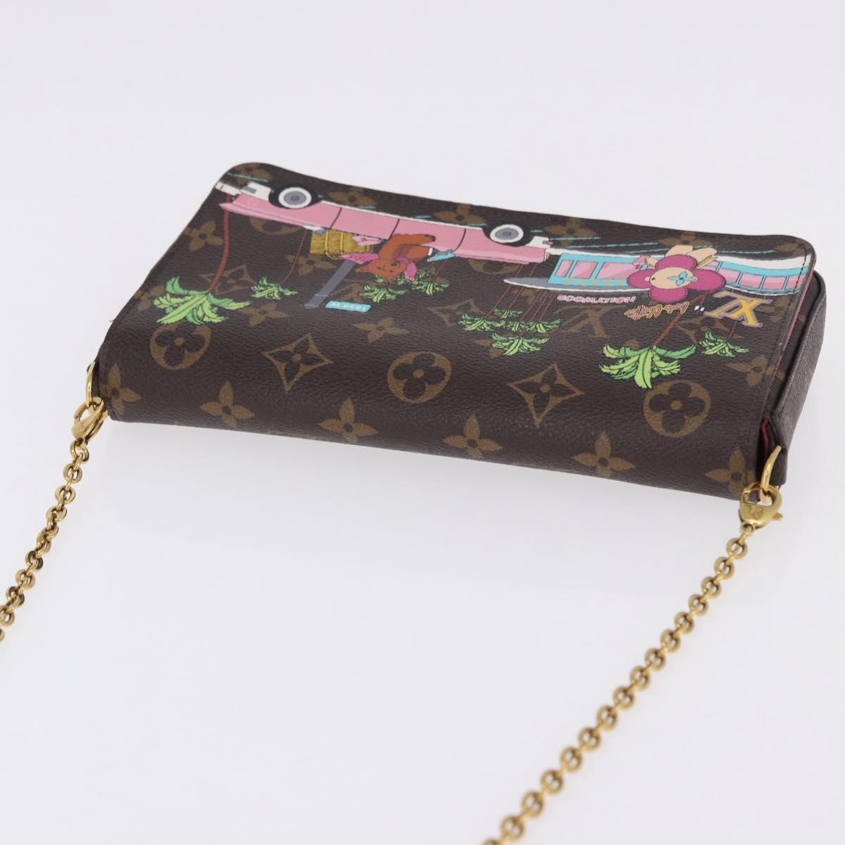 LOUIS VUITTON Monogram Vivienne Pochette Felice Bag M80859 LV Auth 192075M