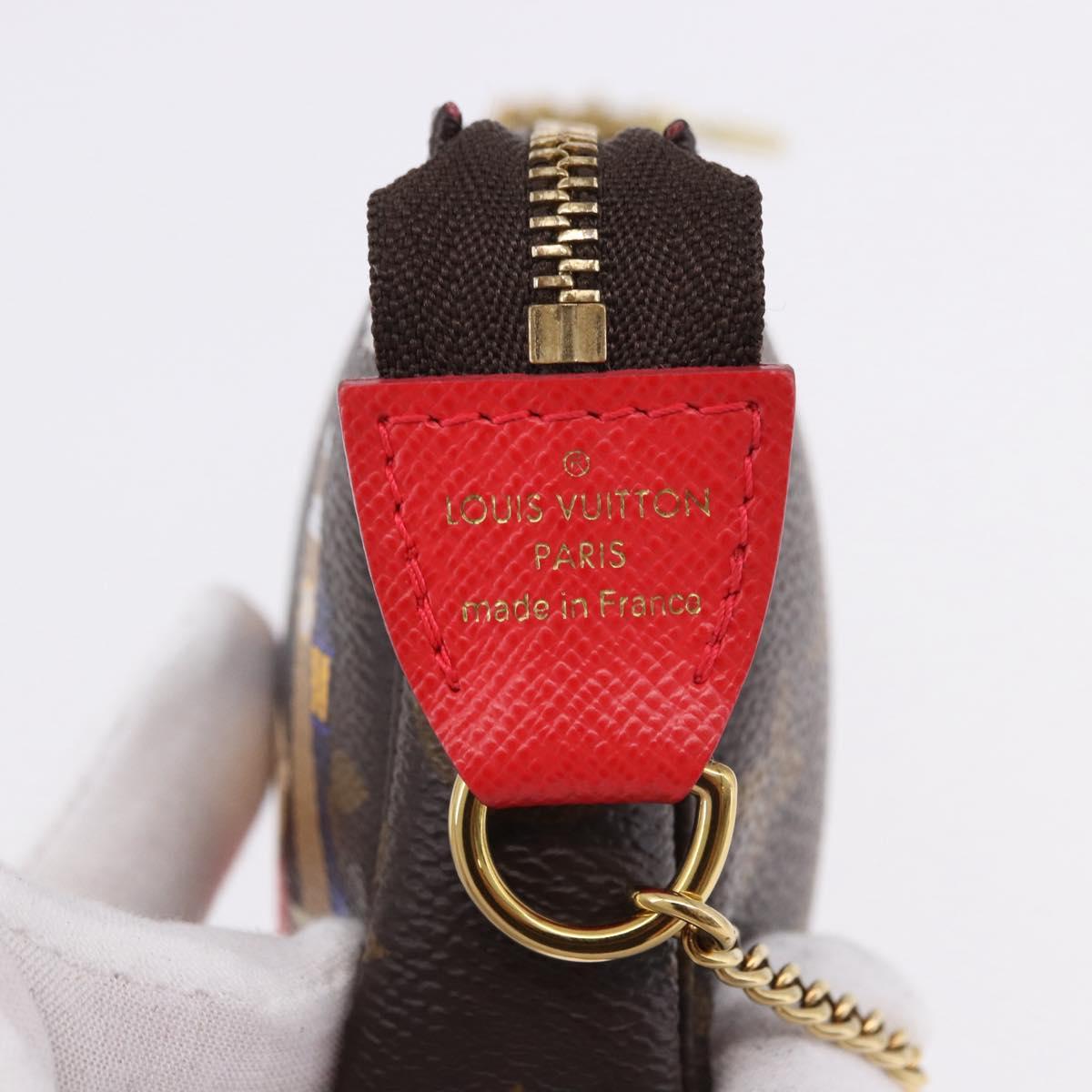LOUIS VUITTON Vivienne Mini Pochette Accessoires Pouch M80863 LV Auth 192076M