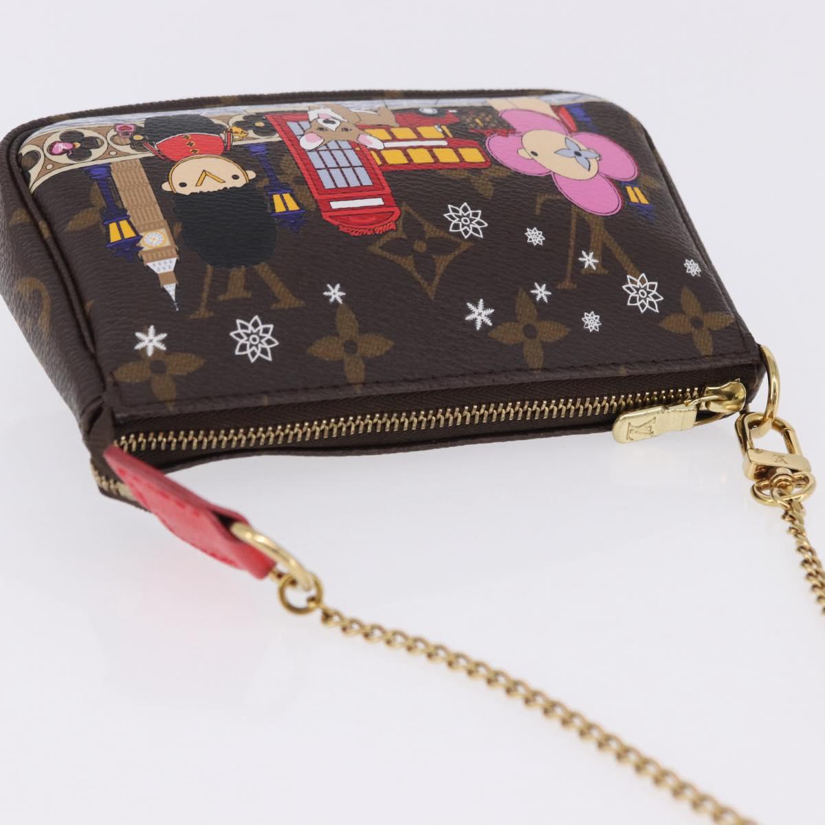 LOUIS VUITTON Vivienne Mini Pochette Accessoires Pouch M80863 LV Auth 192076M