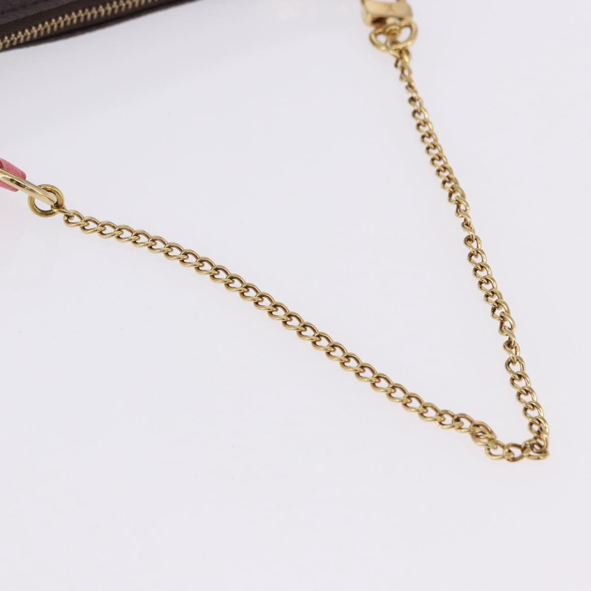 LOUIS VUITTON Vivienne Mini Pochette Accessoires Pouch M80863 LV Auth 192076M