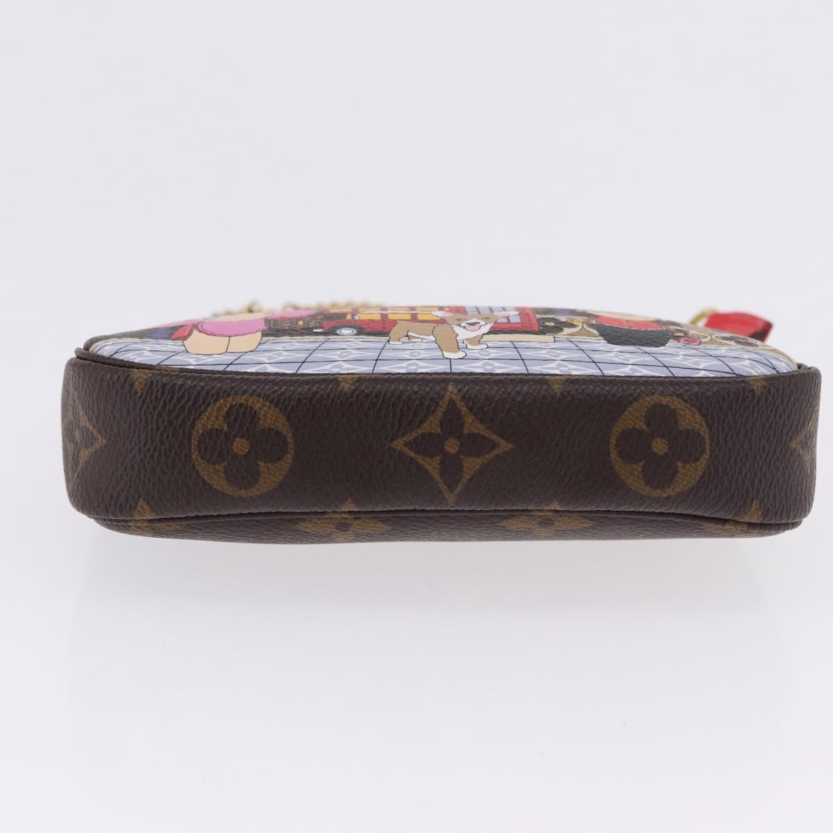 LOUIS VUITTON Vivienne Mini Pochette Accessoires Pouch M80863 LV Auth 192076M