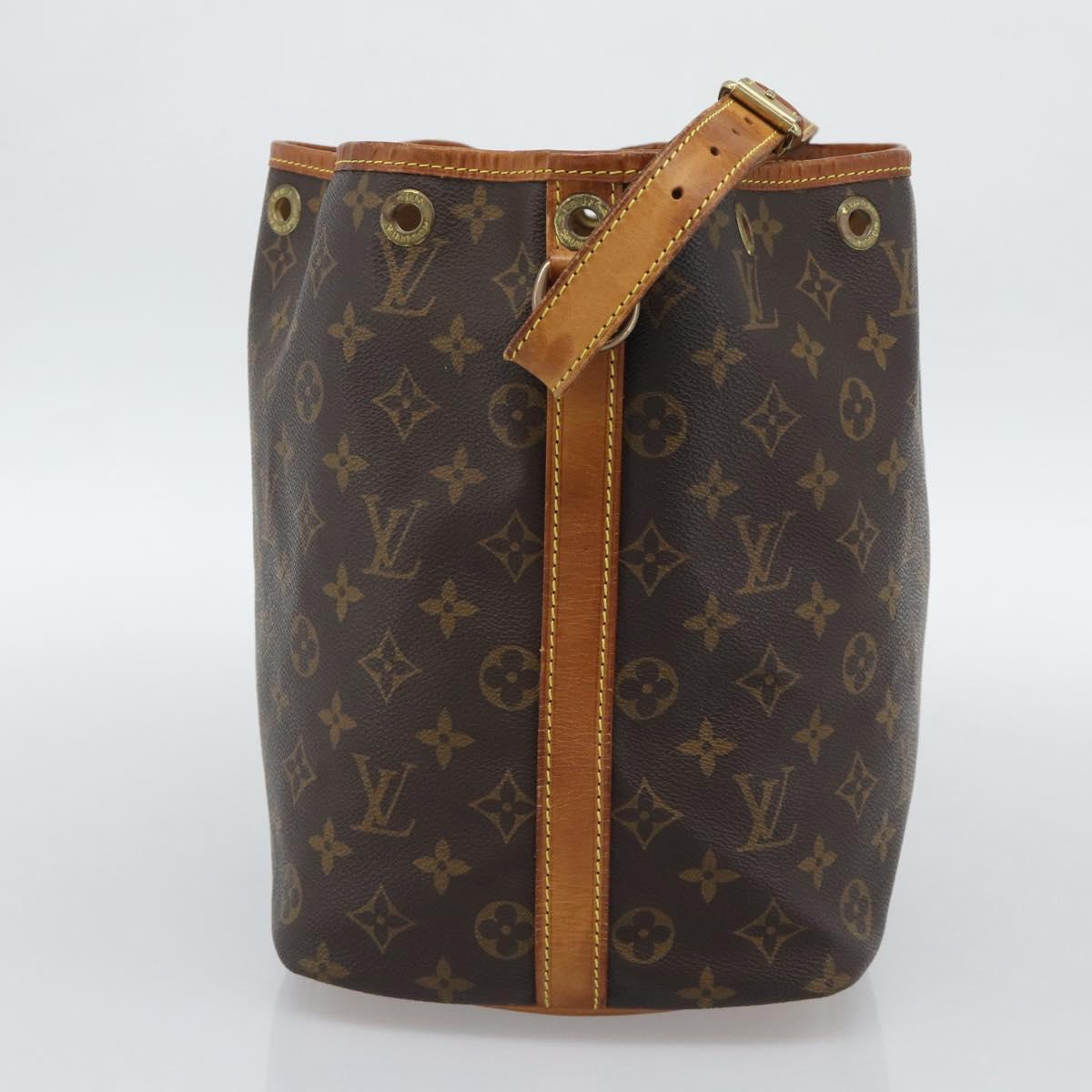 LOUIS VUITTON Monogram Petit Noe Shoulder Bag M42226 LV Auth 192085A