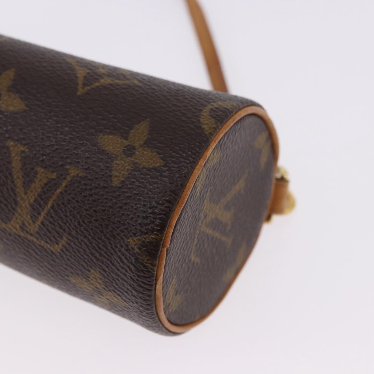 LOUIS VUITTON Monogram Papillon Pouch LV Auth 192088