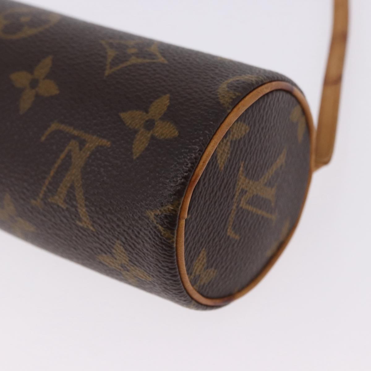 LOUIS VUITTON Monogram Papillon Pouch LV Auth 192088