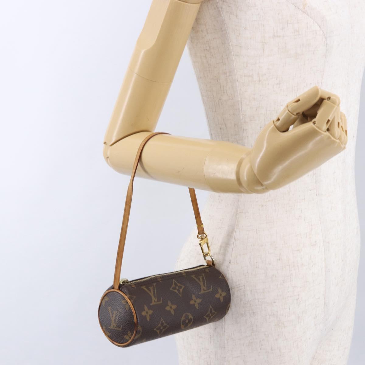 LOUIS VUITTON Monogram Papillon Pouch LV Auth 192088