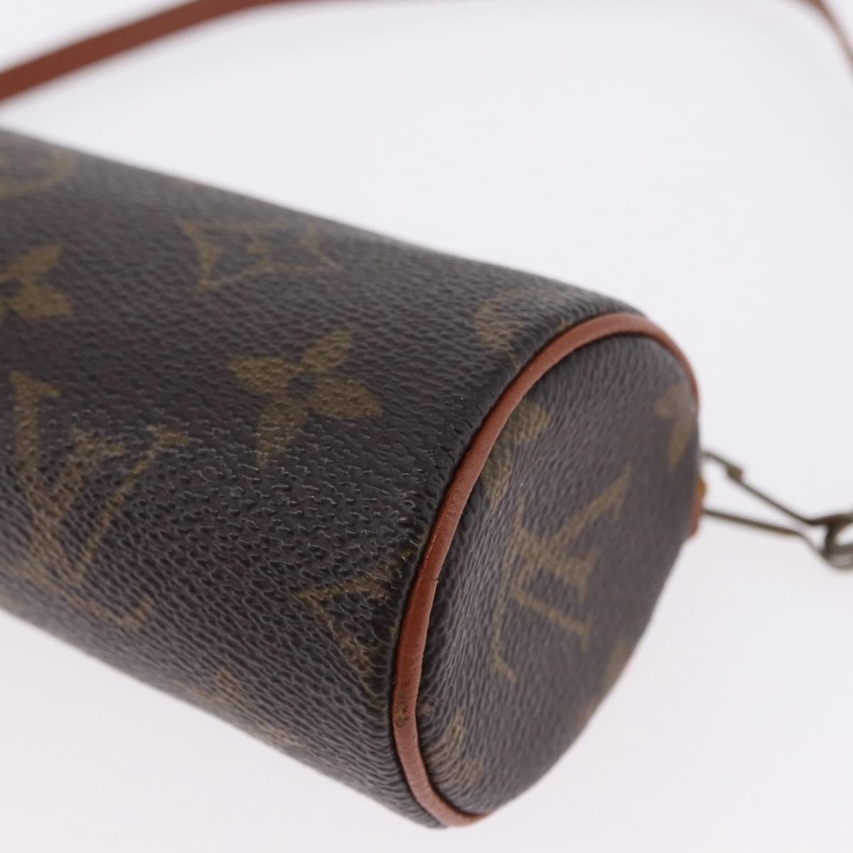 LOUIS VUITTON Monogram Papillon Pouch LV Auth 192089