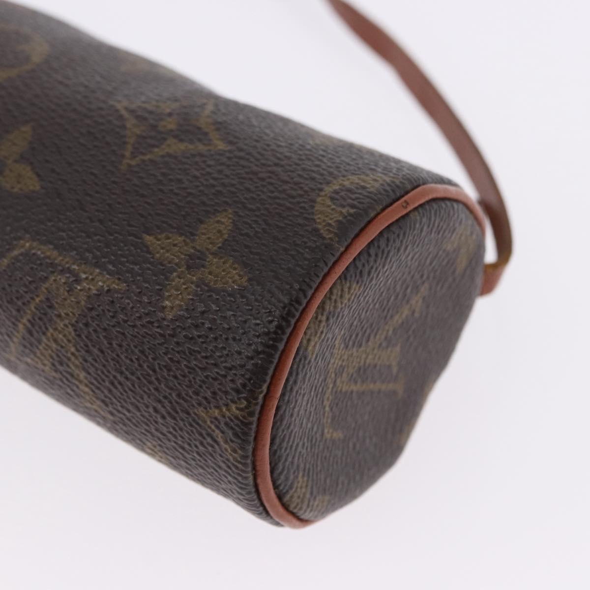 LOUIS VUITTON Monogram Papillon Pouch LV Auth 192089