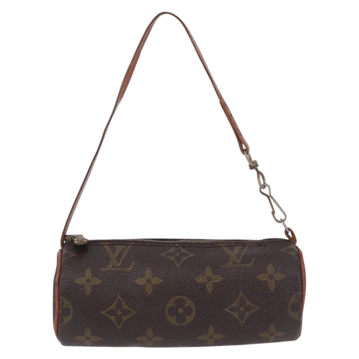 LOUIS VUITTON Monogram Papillon Pouch LV Auth 192089