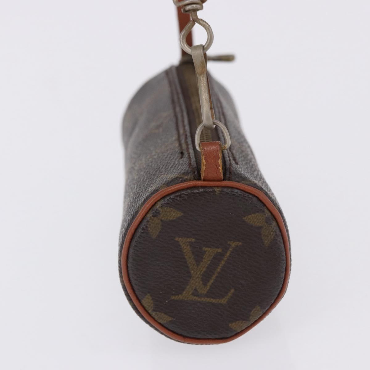 LOUIS VUITTON Monogram Papillon Pouch LV Auth 192089