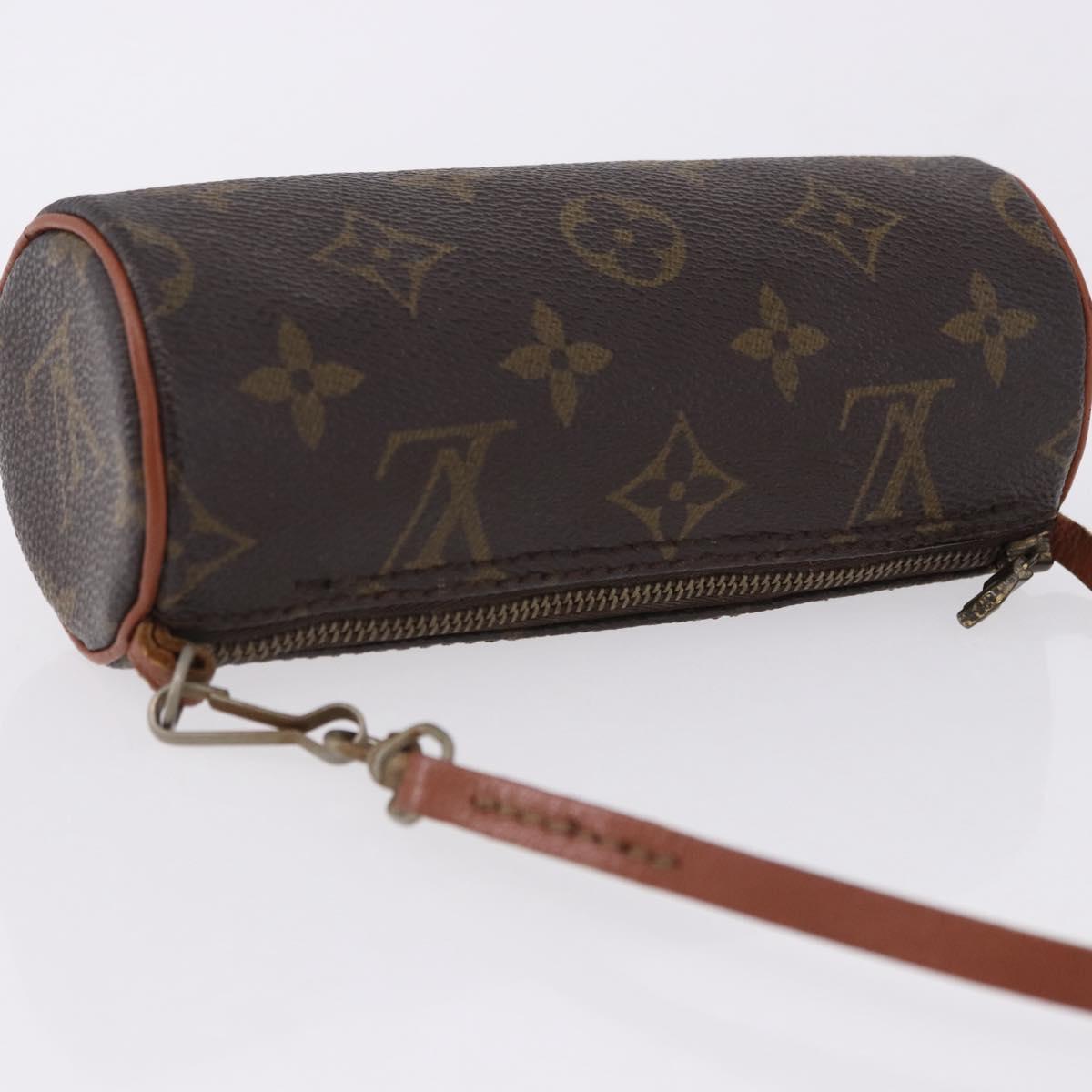 LOUIS VUITTON Monogram Papillon Pouch LV Auth 192089