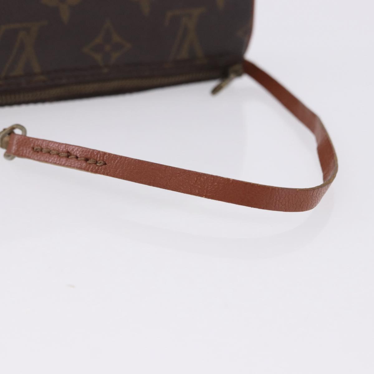 LOUIS VUITTON Monogram Papillon Pouch LV Auth 192089