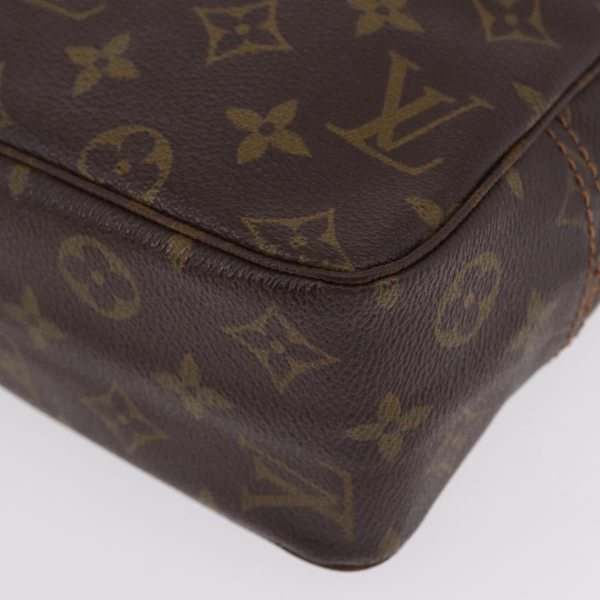 LOUIS VUITTON Monogram Trousse Toilette 28 Clutch Bag M47522 LV Auth 192092