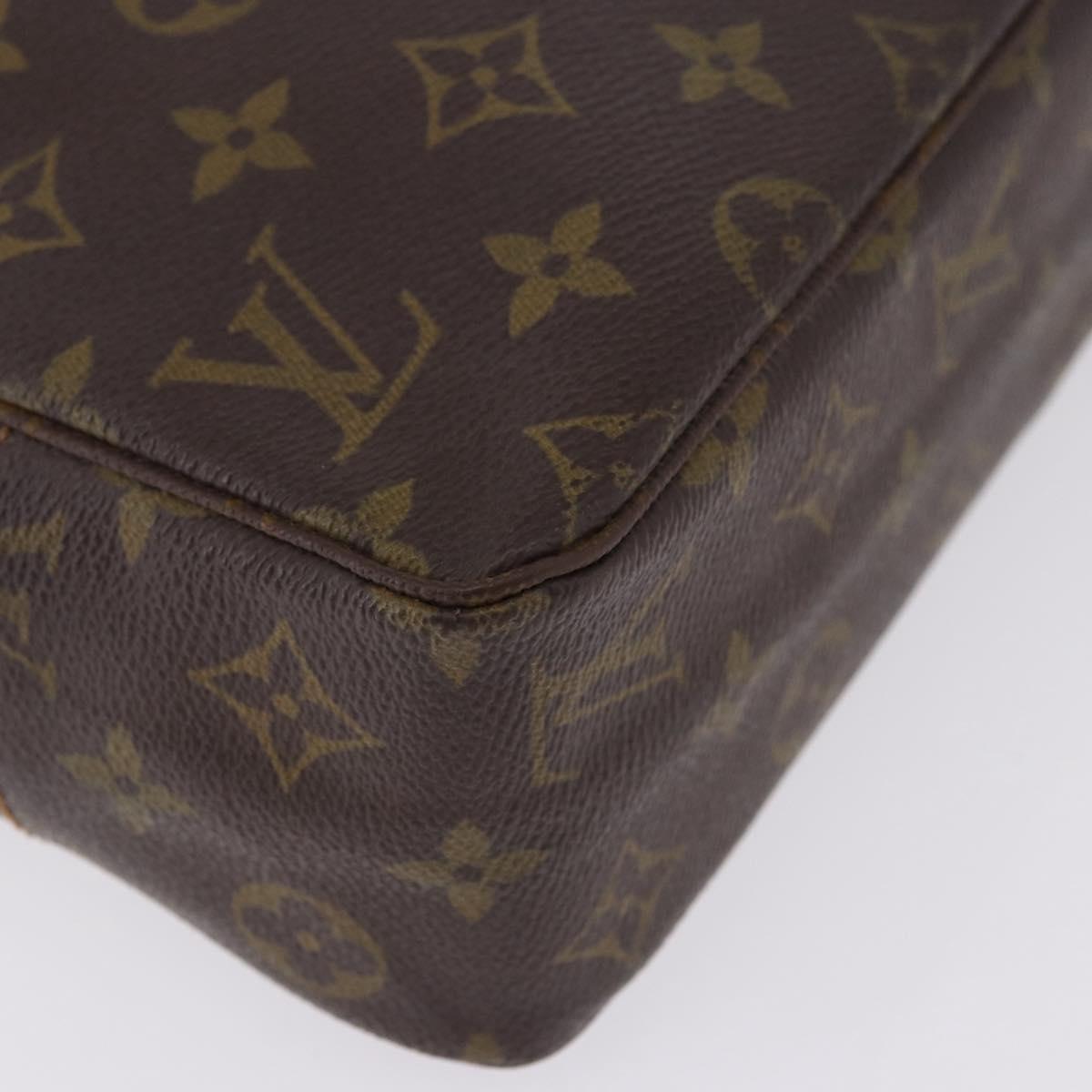 LOUIS VUITTON Monogram Trousse Toilette 28 Clutch Bag M47522 LV Auth 192092