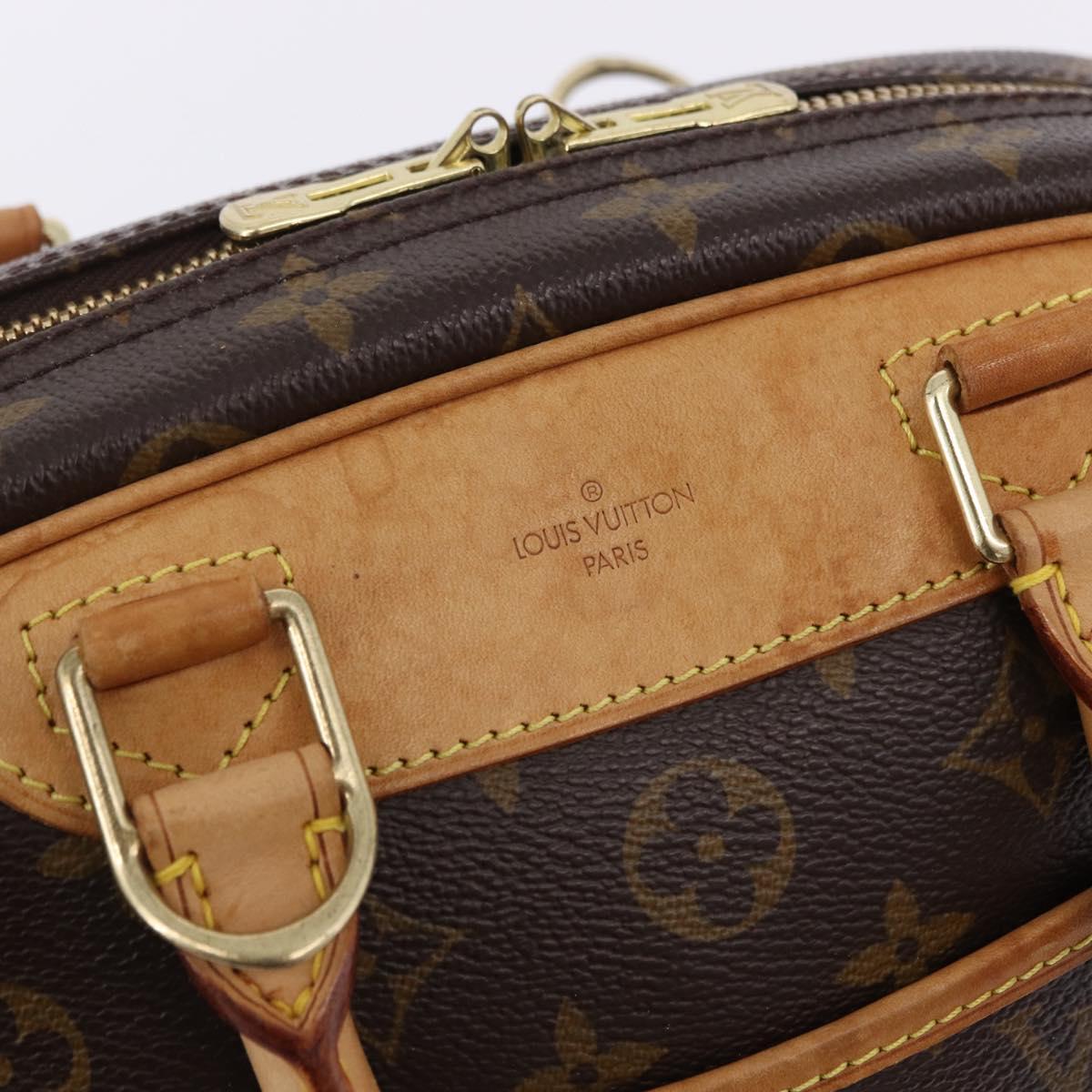 LOUIS VUITTON Monogram Trouville Hand Bag M42228 LV Auth 192093A