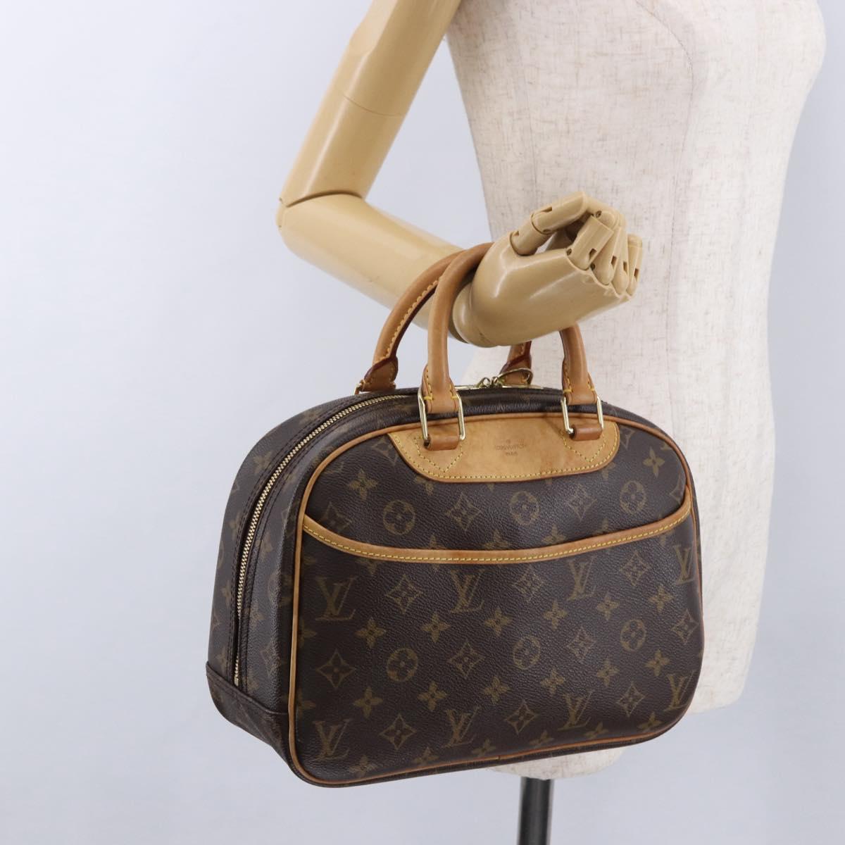 LOUIS VUITTON Monogram Trouville Hand Bag M42228 LV Auth 192093A